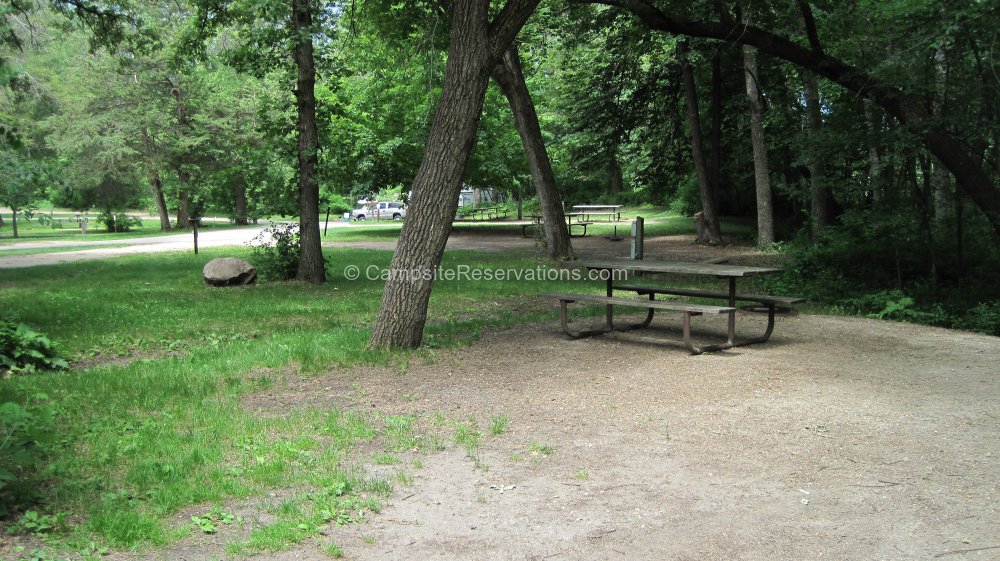 Photo of Campsite 55e in Lakeview Campground at Sibley State Park